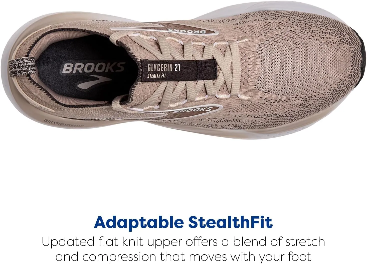 Brooks Men’s Glycerin Stealthfit 21 Neutral Running Shoe