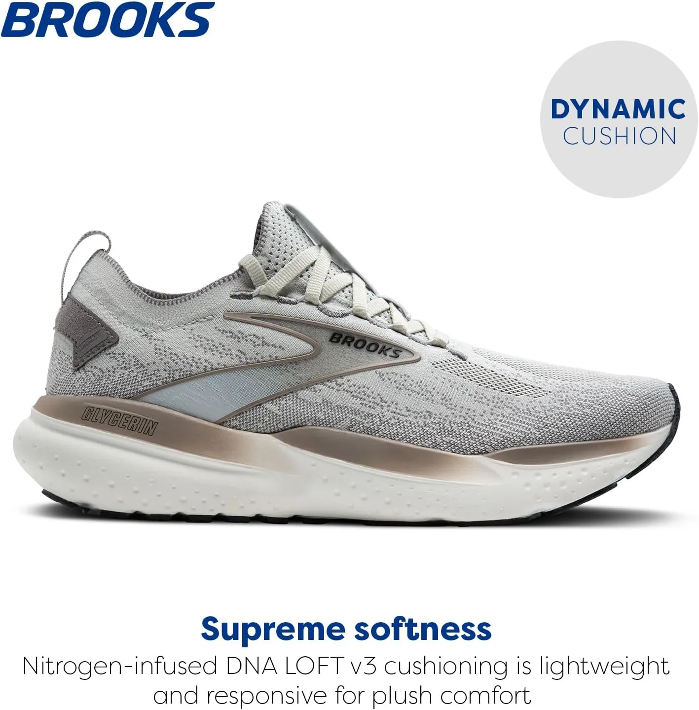 Brooks Men’s Glycerin Stealthfit 21 Neutral Running Shoe
