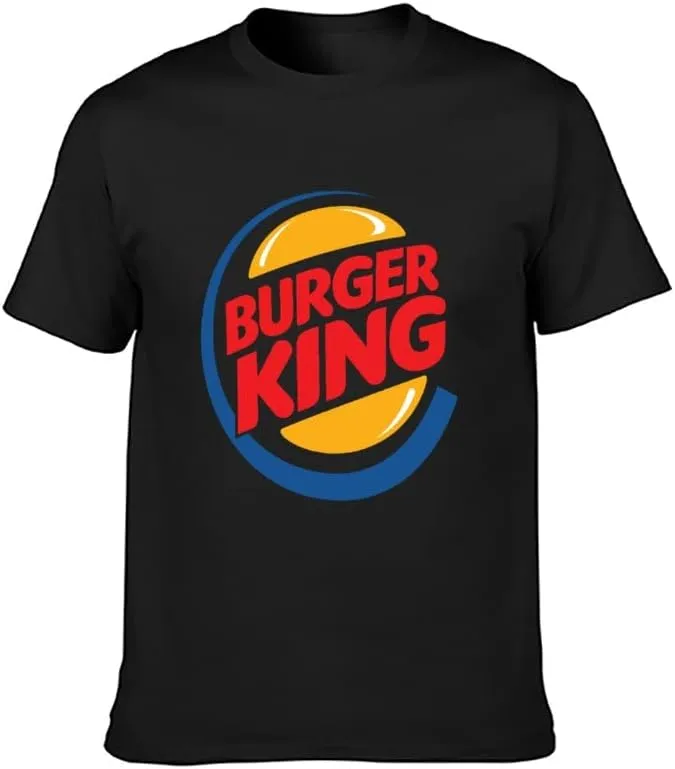 Burger King Logo Food Black Unisex T-Shirt Men's Tee Top