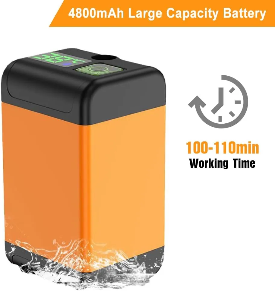 Camping Shower Pump with Intelligent Digital Display Electric Portable Camping Shower