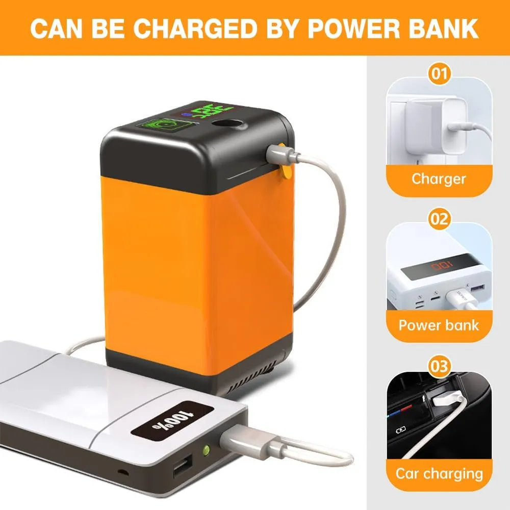 Camping Shower Pump with Intelligent Digital Display Electric Portable Camping Shower
