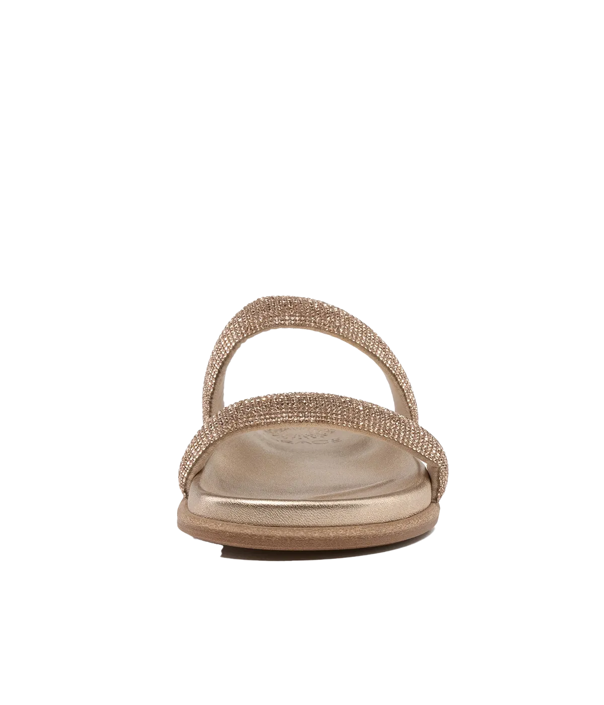 Cannes Sandal in Champagne Crystal