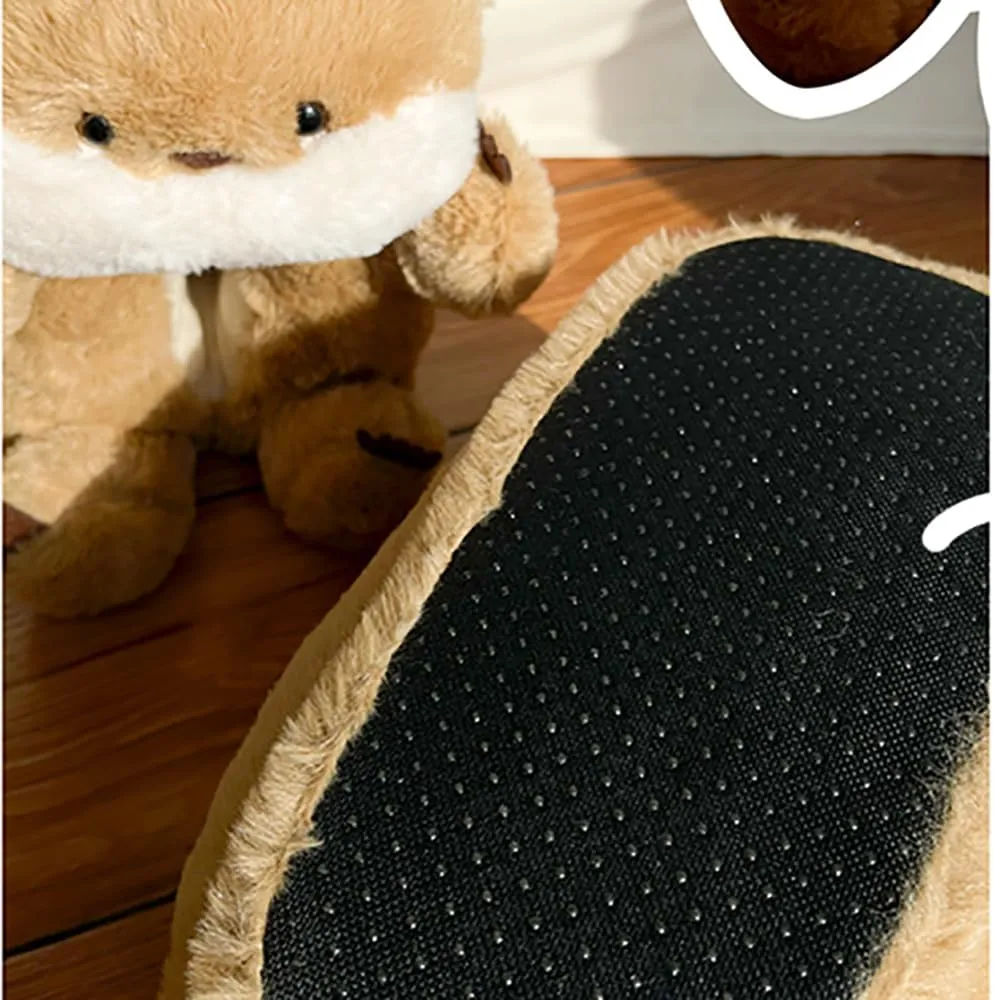 Capybara Plush Slippers, Cartoon Animals Stuffed Slipper, Unisex Adult House Slippers Women Men Christmas