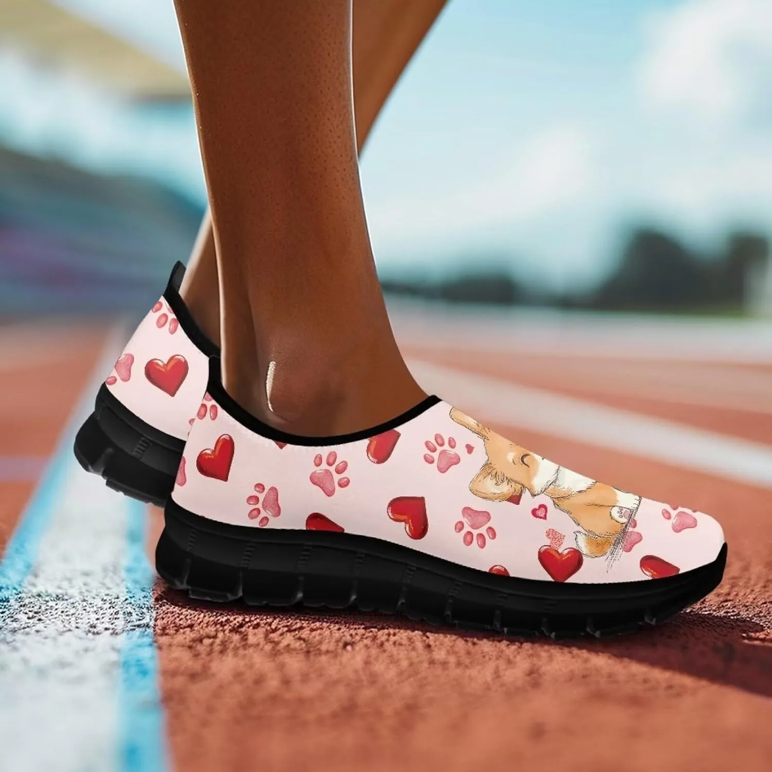 Casual Slip On Shoes for Women Flat Walking Shoes for Holiday Party