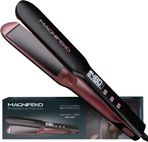 Ceramic Hair Straightener - Flat Iron Hair Straightener – Hair Iron Straightener - plancha de Cabello Professional (Black)