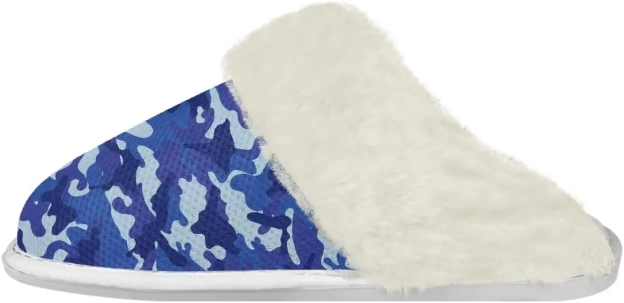 chaqlin Fuzzy Plush Slipper with Fur Edge Unisex's Bedroom House Cozy Soft Memory Foam Slippers Winter Warm Anti Slip Thick Sole Slippers Casual Outdoor Indoor
