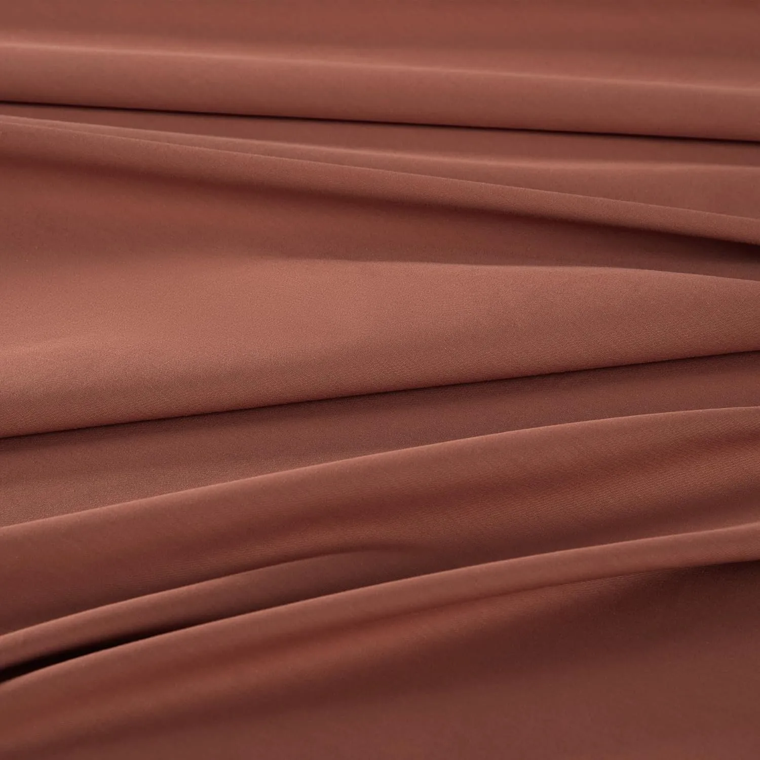 Chezmoi Collection Solid Terracotta 250TC 100% Cotton Twill Bed Sheet Set King Size, 4-Piece Luxury Soft Breathable Smooth 16-Inches Deep Pocket Sheets and Pillowcases Set