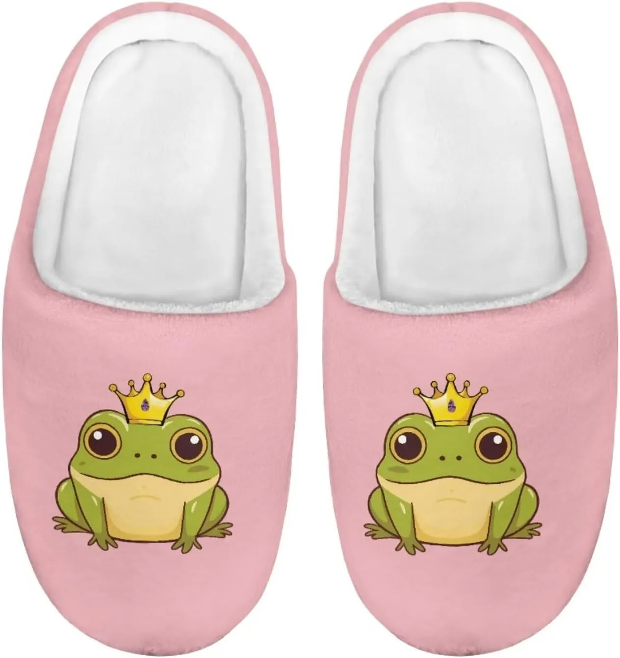 Child Plush Slip on House Slipper Plush Cozy Warm Slippers with Memory Foam