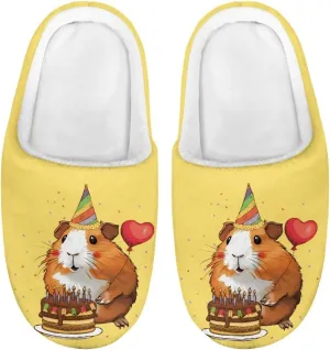 Child Plush Slip on House Slipper Plush Cozy Warm Slippers with Memory Foam