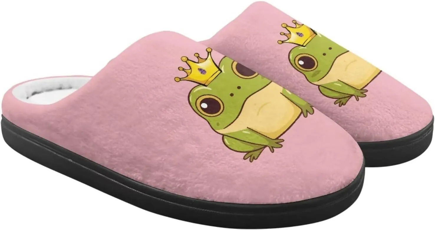 Child Plush Slip on House Slipper Plush Cozy Warm Slippers with Memory Foam