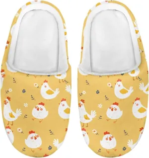 Children's Plush Slippers Cozy Plush Slip-on House Shoes with Memory Foam Warm Winter Kids Non-Slip Indoor Slipper