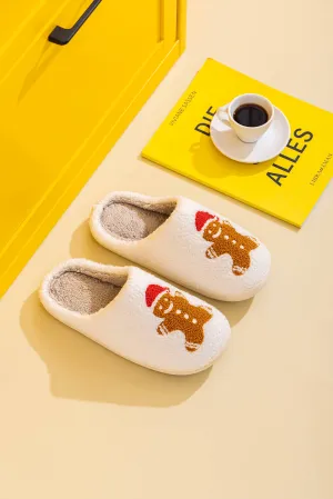 Christmas Gingerbread House Slippers | X-Large