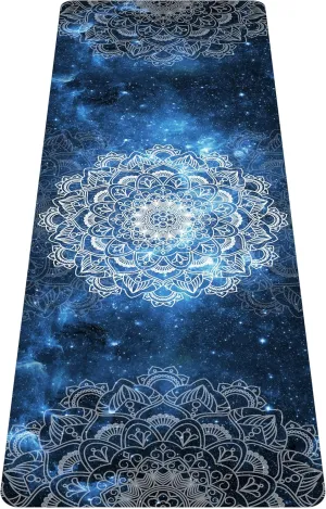 Cifupy Yoga Mat Double-Sided Non Slip Exercise Mat Eco Friendly TPE Fitness Exercise Mat With Carrying Strap & Storage Bag Workout Mat for Yoga, Pilates and Floor Exercises