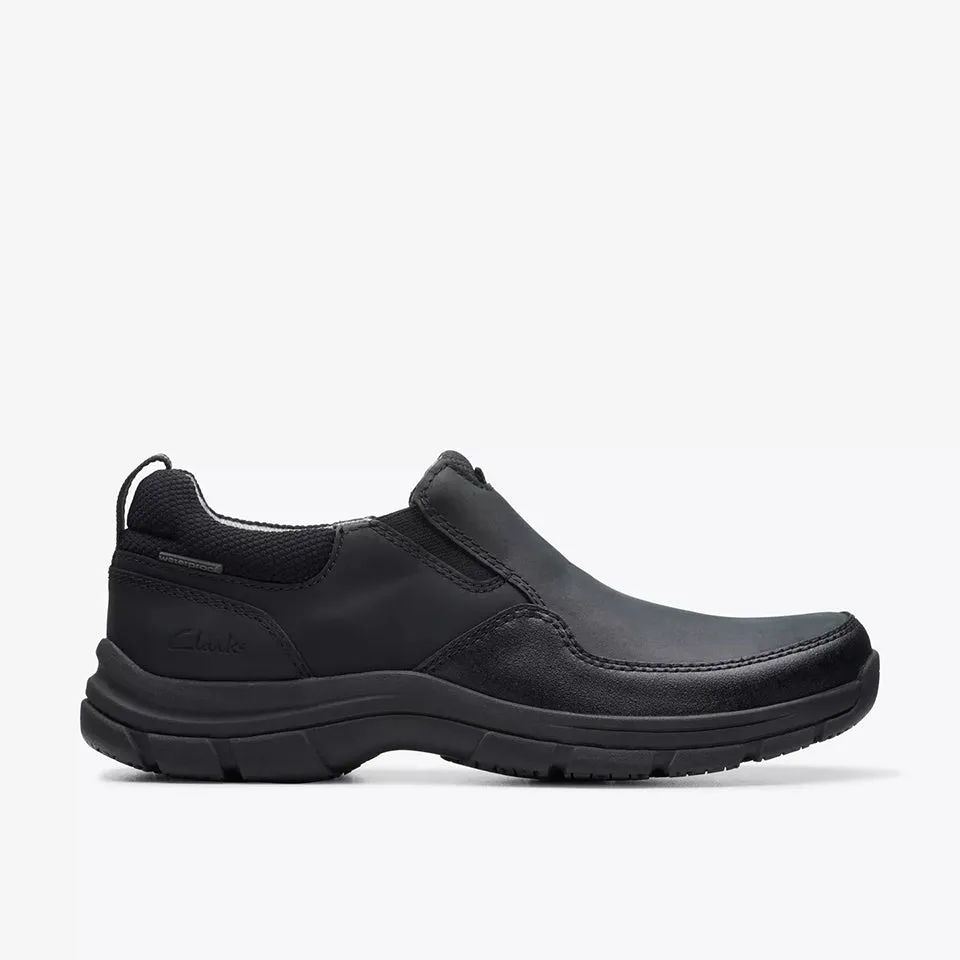 Clarks Men's Walpath Step Dark Brown | Black Leather
