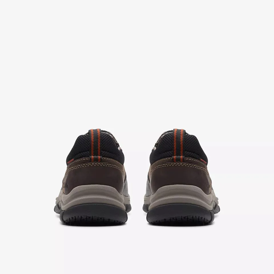 Clarks Men's Walpath Step Dark Brown | Black Leather