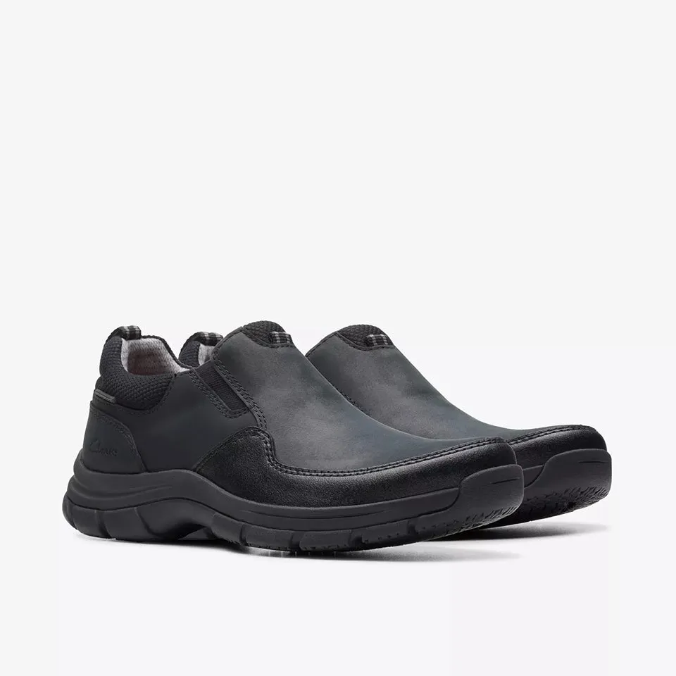 Clarks Men's Walpath Step Dark Brown | Black Leather