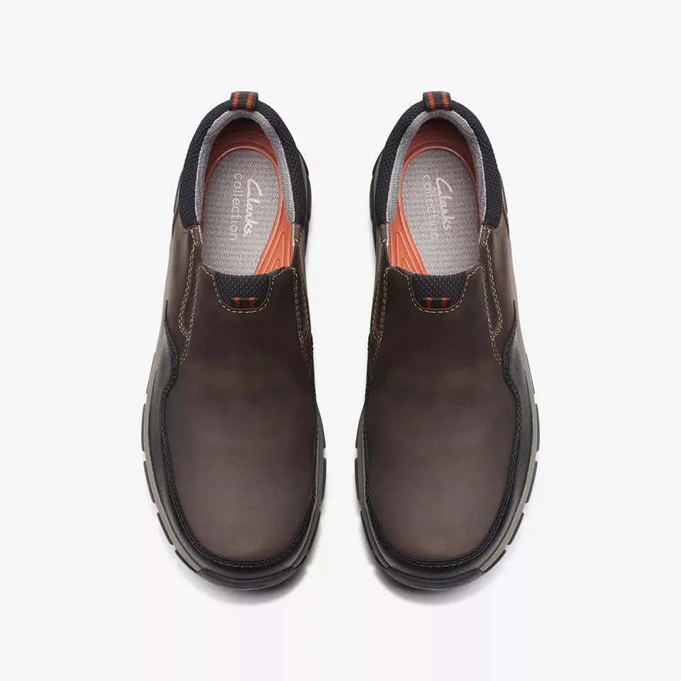 Clarks Men's Walpath Step Dark Brown | Black Leather
