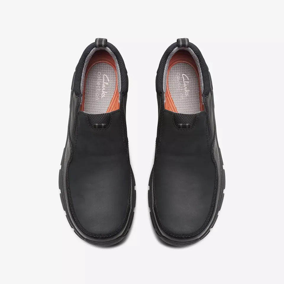 Clarks Men's Walpath Step Dark Brown | Black Leather