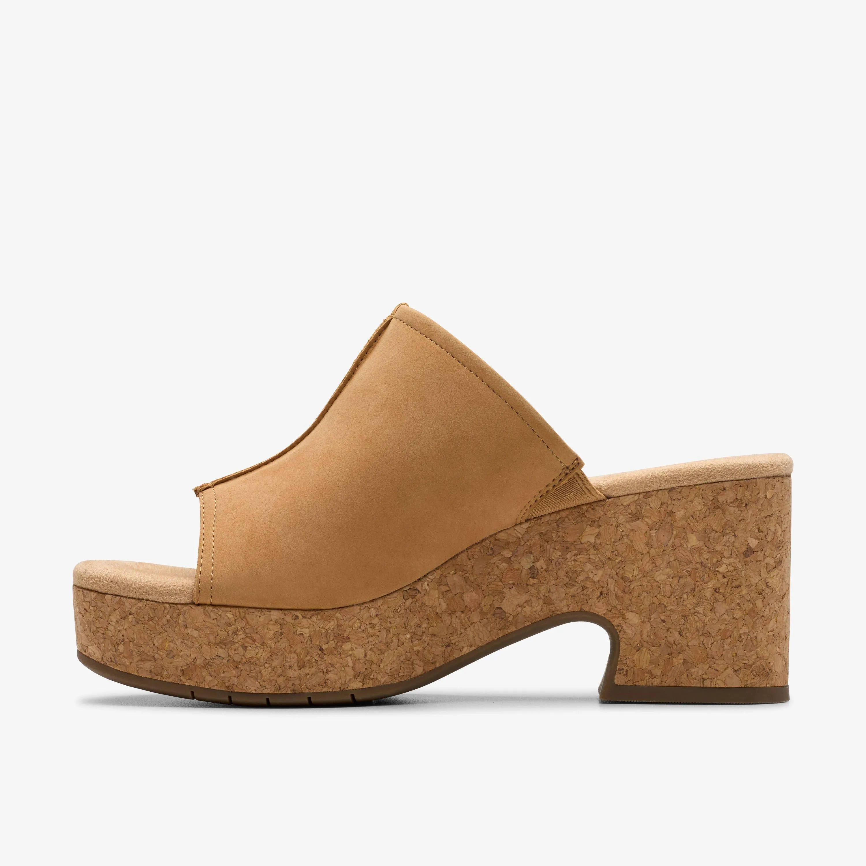 Clarks Women's Nerisa Vine Light Tan Nubuck 26181936