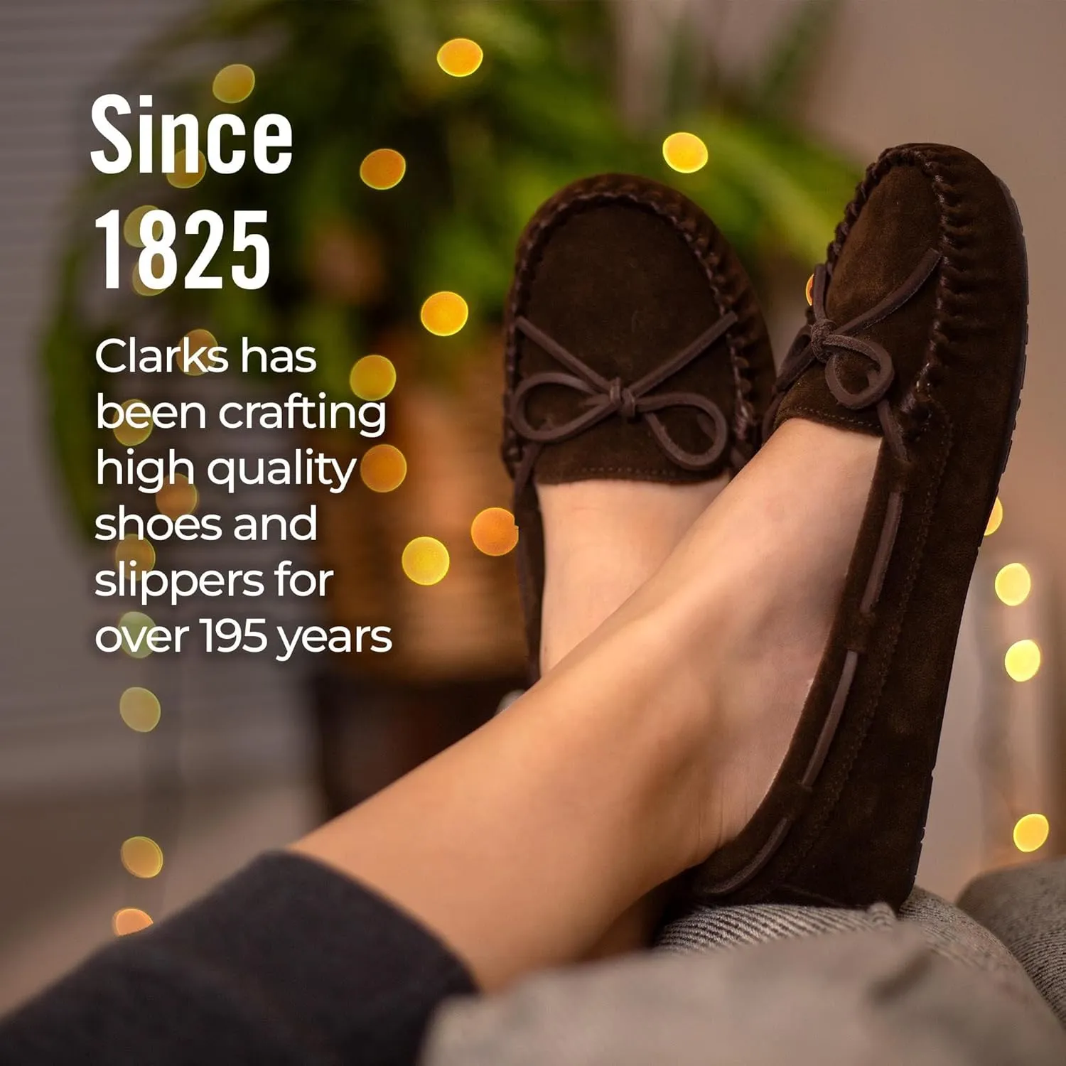 Clarks Women's, Suede Moccasin Slipper