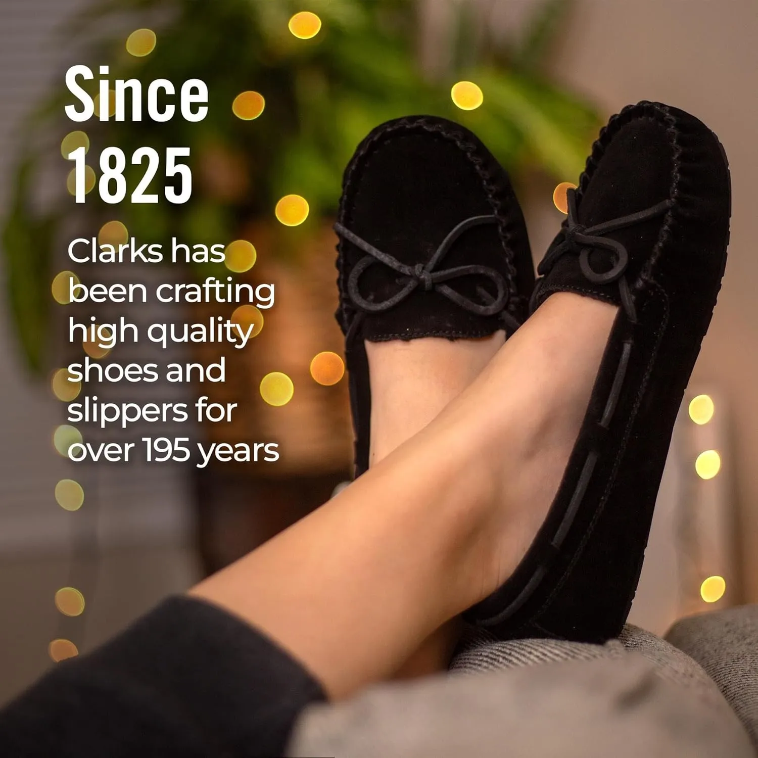 Clarks Women's, Suede Moccasin Slipper