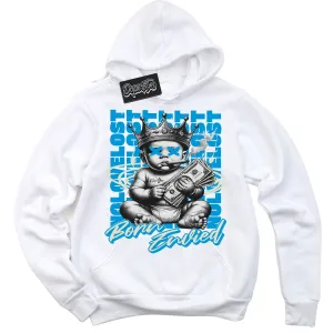 Coconut Milk University Blue Dunk Sneaker Hoodie Born Envied Graphic