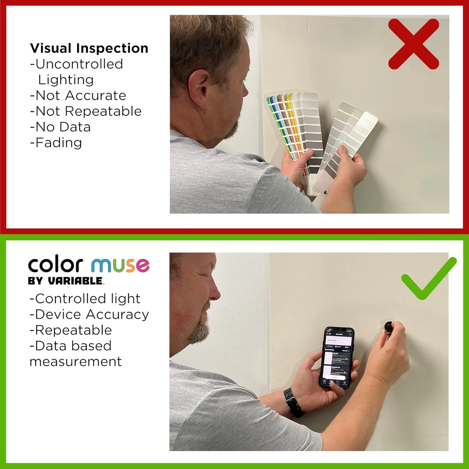 COLOR MUSE Colorimeter - Mobile Colour Matching Tool - Instantly identify closest matching paint colours, products, and digital colour values