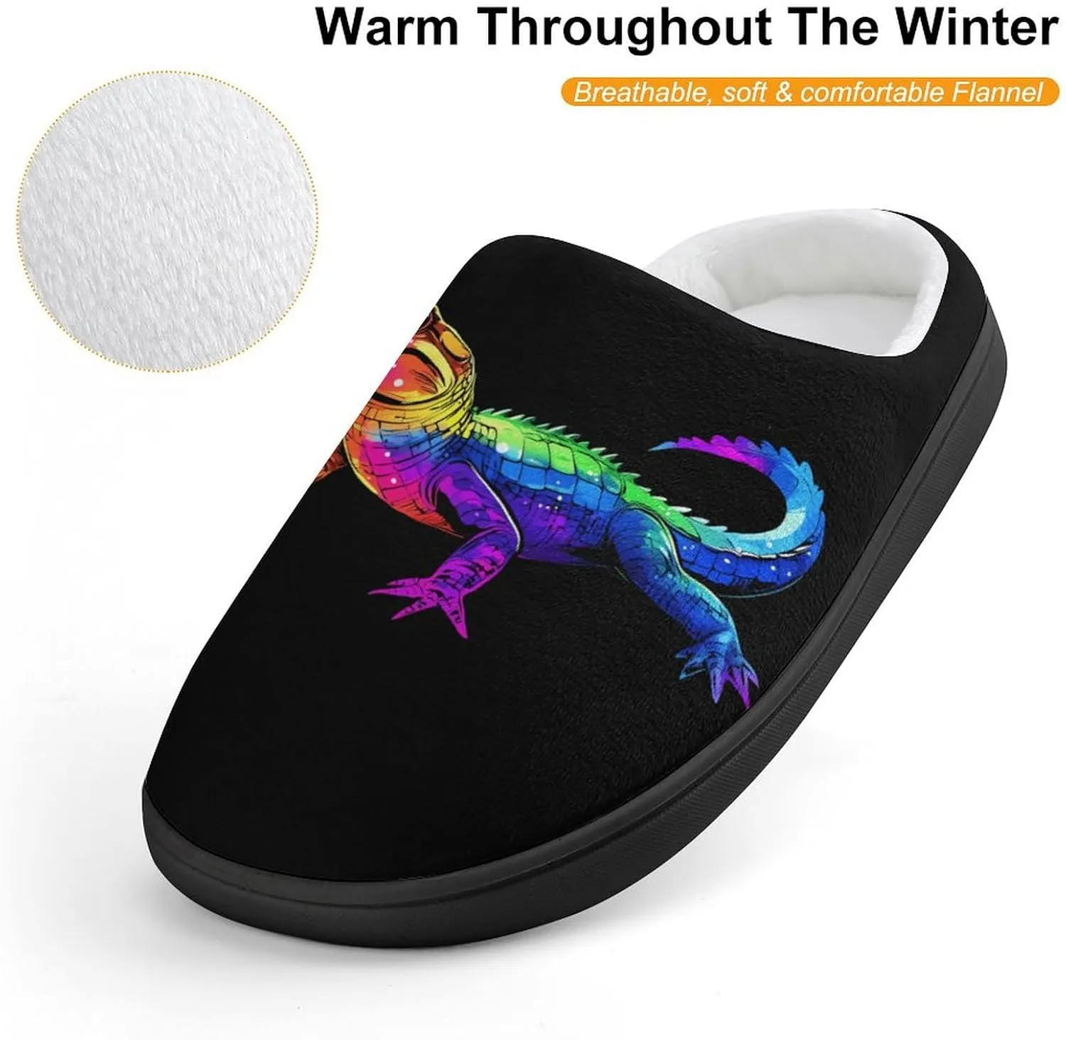 Colorful Crocodile Print Slippers Non-slip House Slippers Home Shoes Indoor Outdoor Slippers For Girls Boys