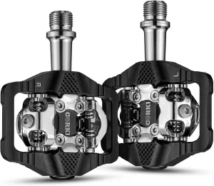 Corki Cycles MTB SPD Clipless Pedals Bike Dual Sided Pedals Compatible with Shimano SPD Cleats
