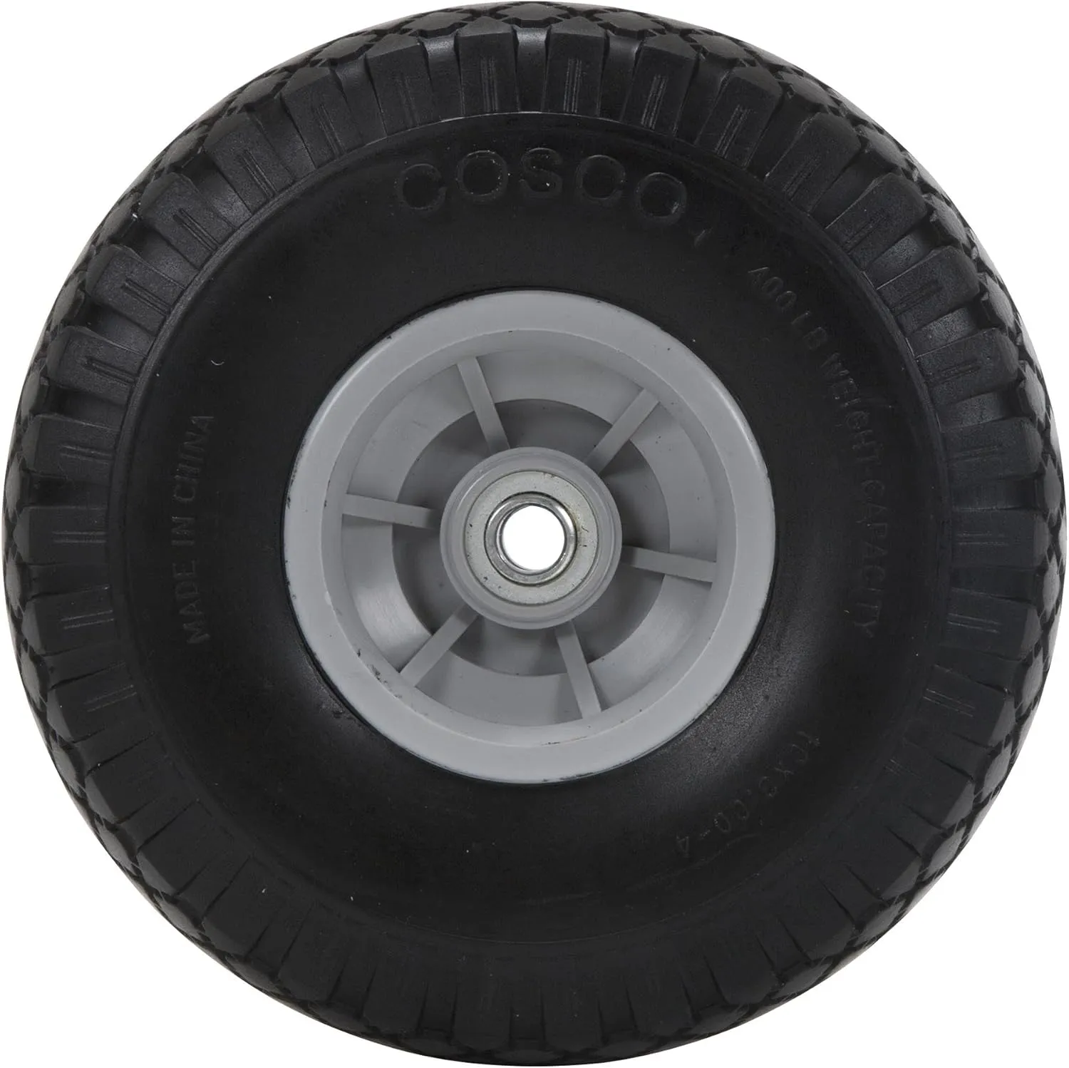 COSCO 10-Inch Flat-Free Replacement Wheel for Hand Trucks, 2-pack