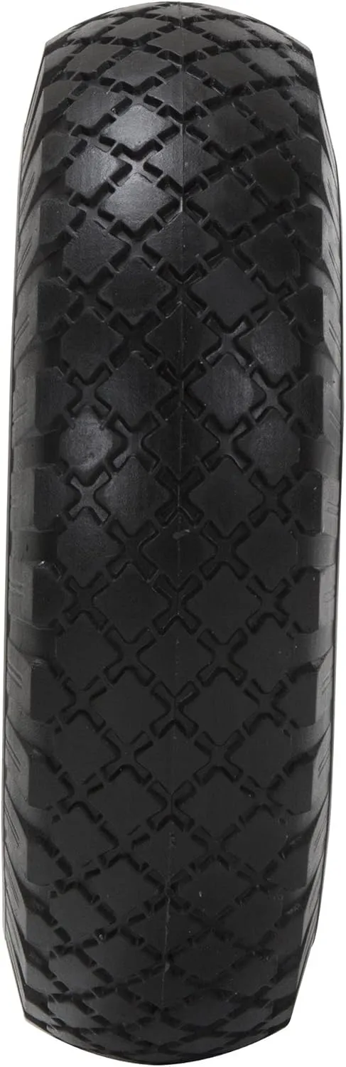 COSCO 10-Inch Flat-Free Replacement Wheel for Hand Trucks, 2-pack