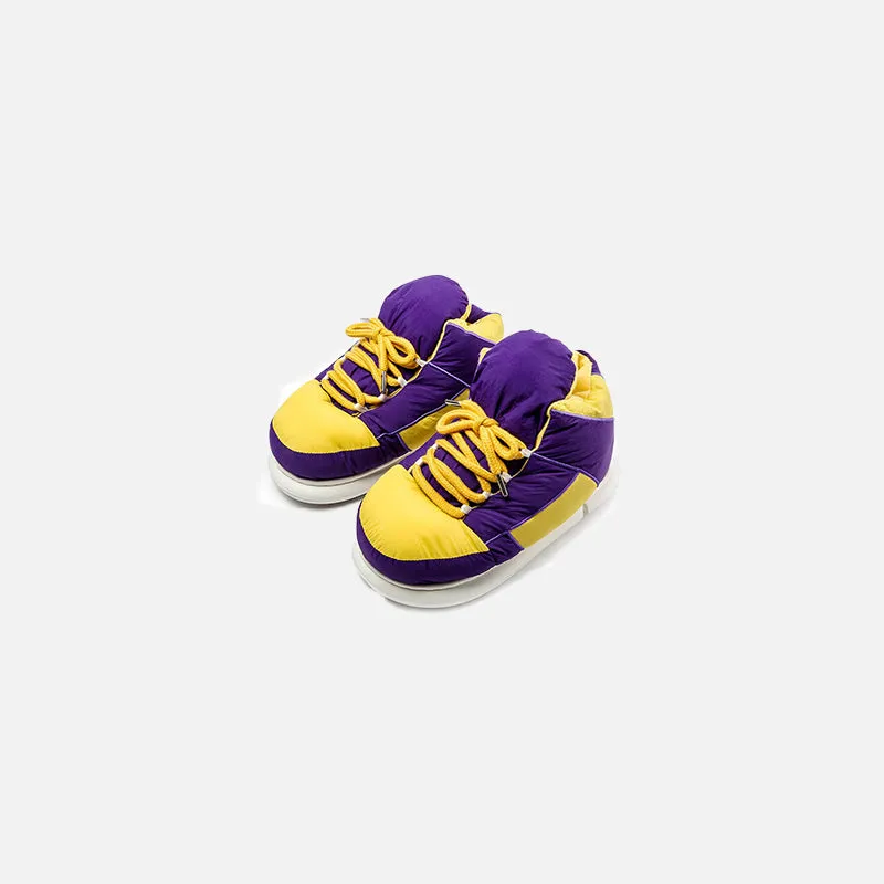 Cotton Sneaker-Like Slipper