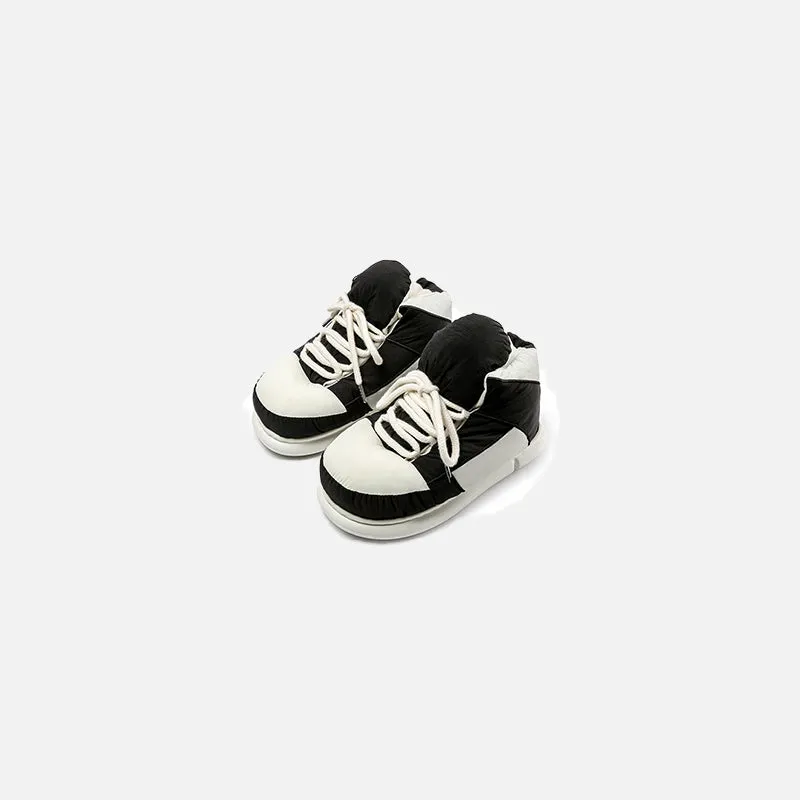 Cotton Sneaker-Like Slipper