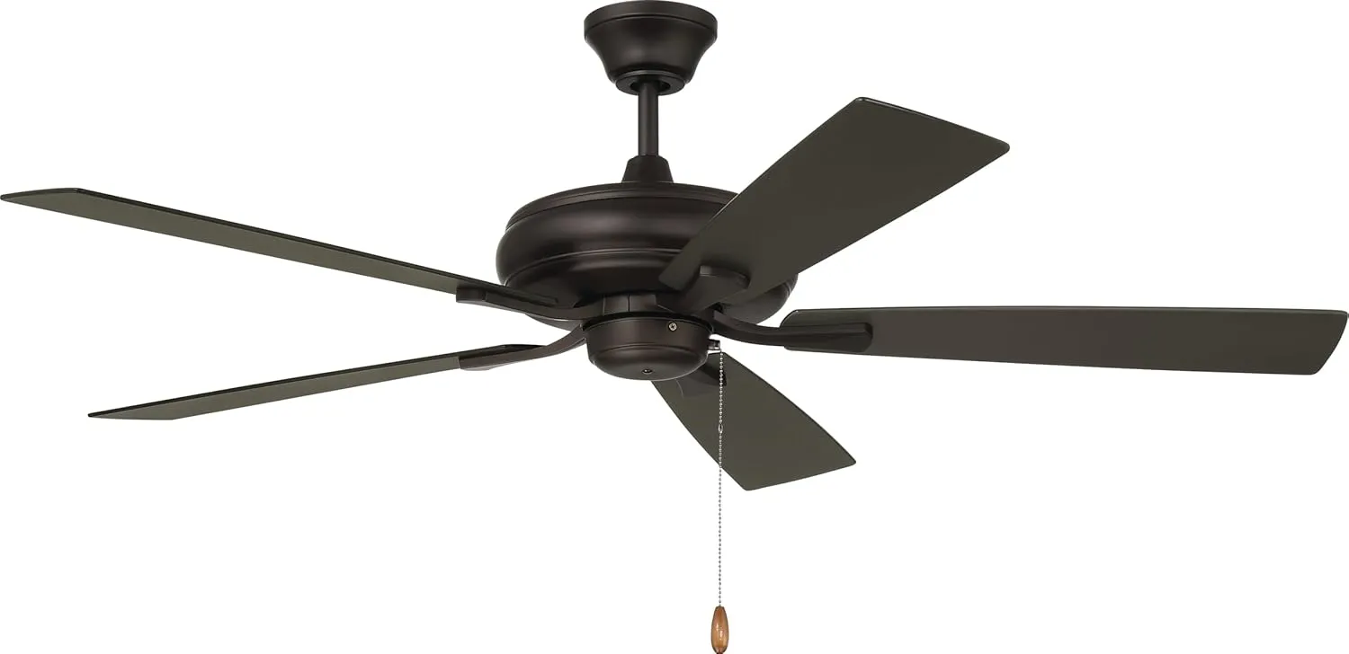 Craftmade ECF52ESP5-ESPWLN Eos 52" Ceiling Fan with Pull Chain, Espresso