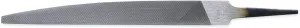 Crescent Nicholson 06711N 4" Knife Double/Single Cut Bastard File with Safe Back