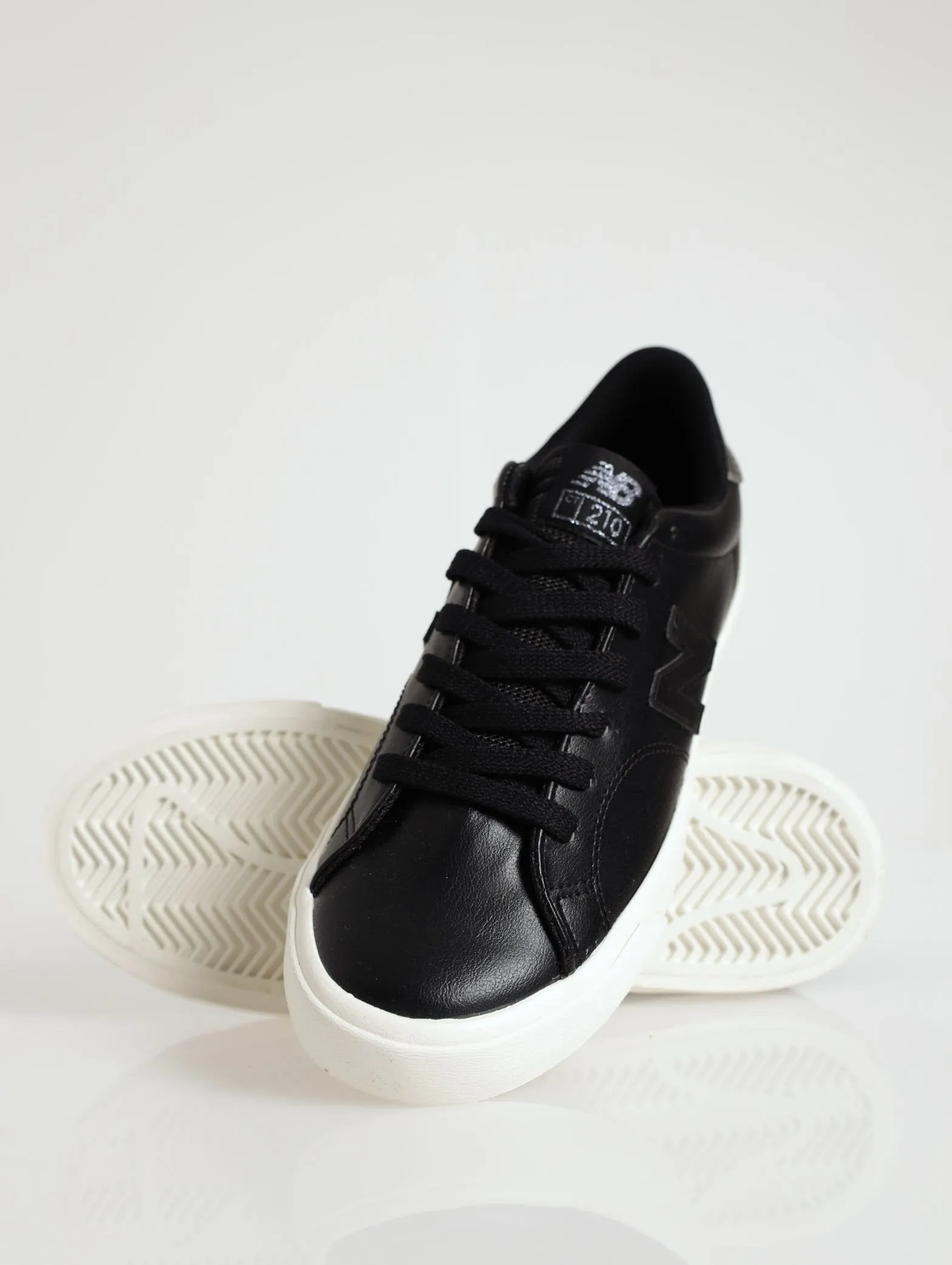 CT210 Lace-Up Court Sneaker - Black