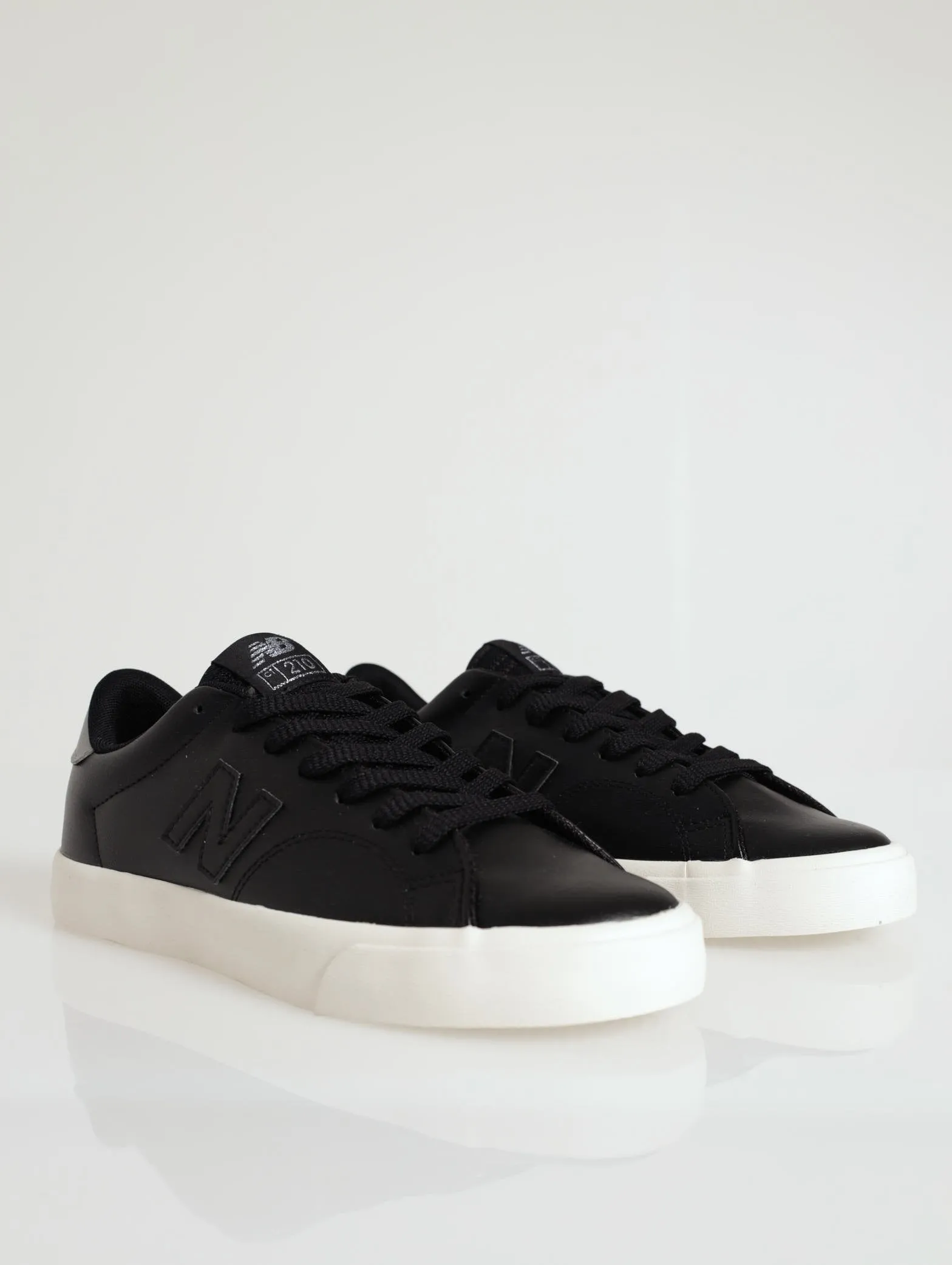 CT210 Lace-Up Court Sneaker - Black