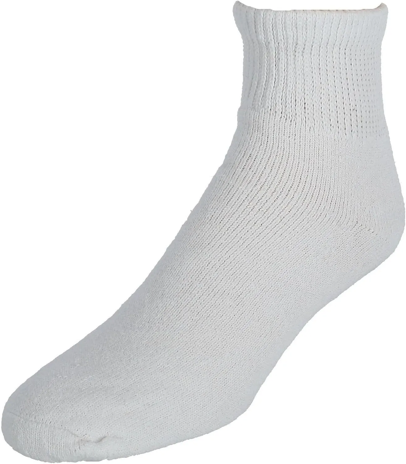 CTM® Men's Loose Fit Diabetic Ankle Socks (3 Pair Pack)