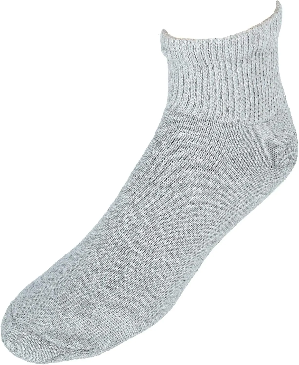 CTM® Men's Loose Fit Diabetic Ankle Socks (3 Pair Pack)
