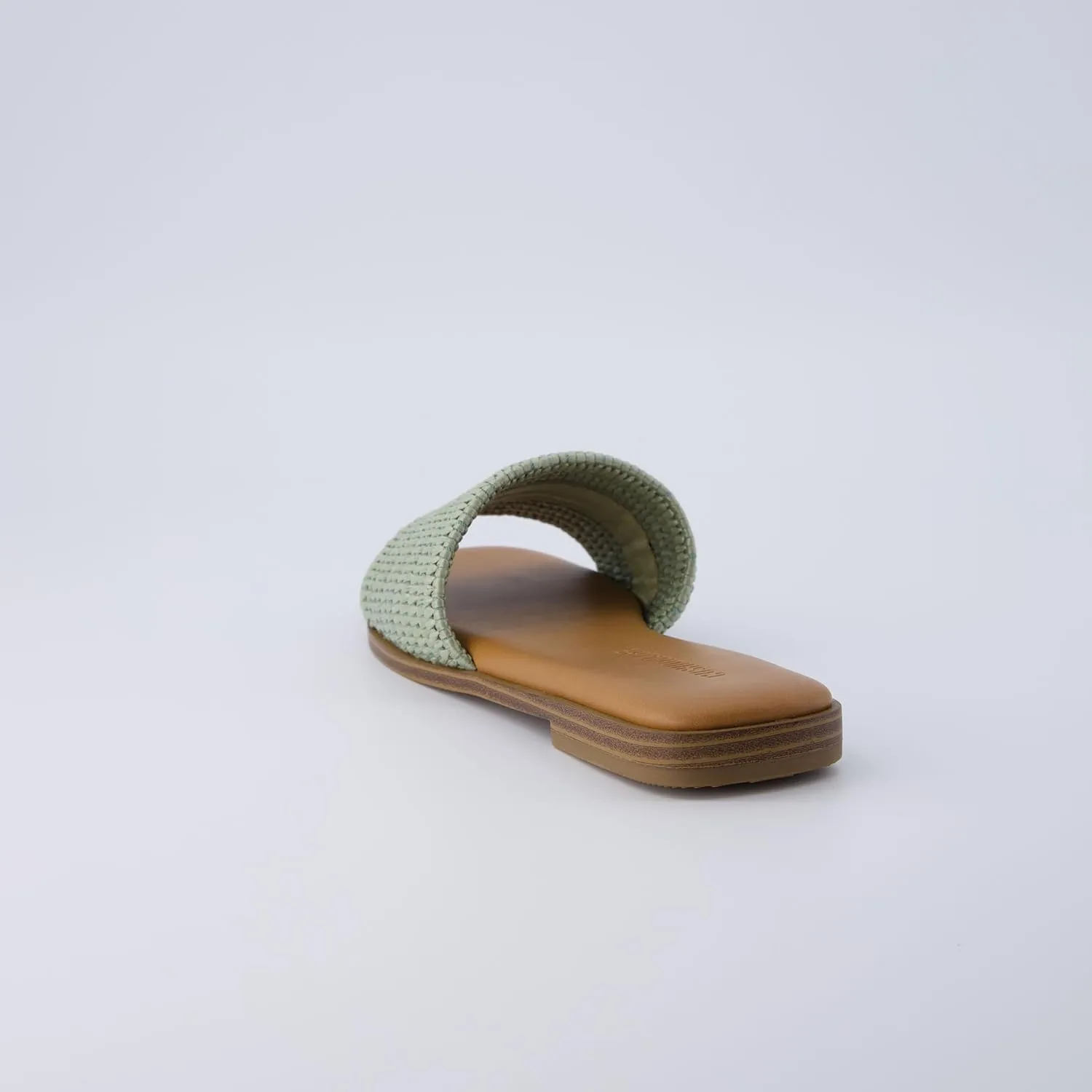 CUSHIONAIRE Women's Sesame raffia slide sandal  Memory Foam, Wide Widths Available