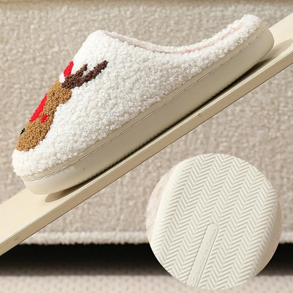Cute Bunny Slippers for Women Men, Cute Animal Fluffy House Slippers, Fuzzy Rabbit Home Shoes, Memory Foam Plush Bedroom Shoes Indoor & Outdoor, Easter Gifts