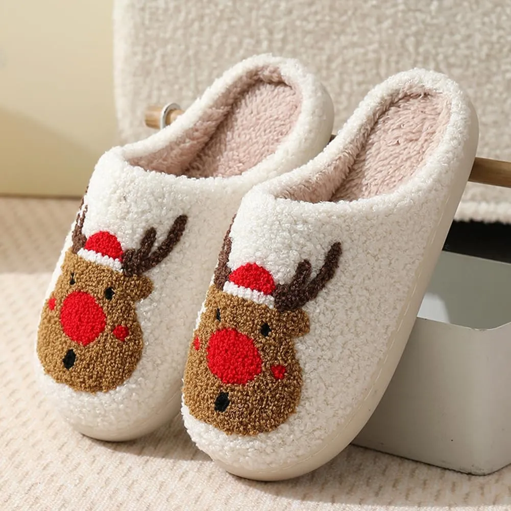 Cute Bunny Slippers for Women Men, Cute Animal Fluffy House Slippers, Fuzzy Rabbit Home Shoes, Memory Foam Plush Bedroom Shoes Indoor & Outdoor, Easter Gifts