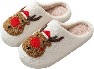 Cute Bunny Slippers for Women Men, Cute Animal Fluffy House Slippers, Fuzzy Rabbit Home Shoes, Memory Foam Plush Bedroom Shoes Indoor & Outdoor, Easter Gifts