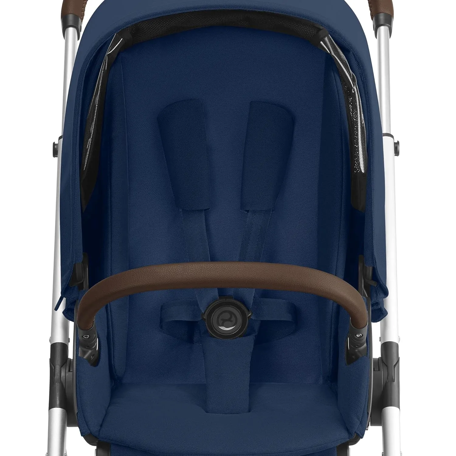 Cybex Talos S Lux Stroller, AllTerrain Wheels, FrontFacing or ParentFacing Seat Positions, OneHand Fold, Multiposition Recline, Navy Blue