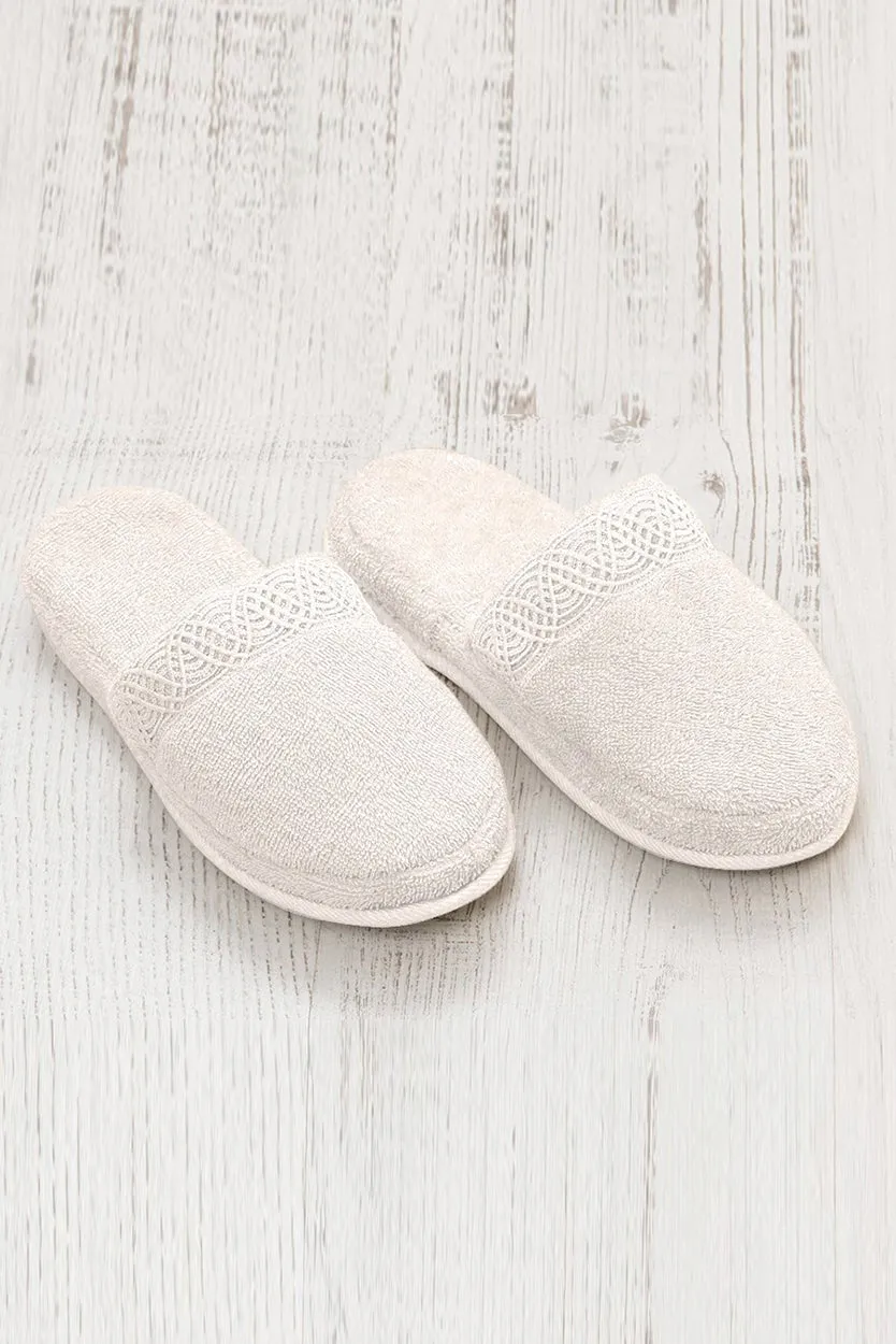 DALIAN SLIPPERS - CREAM