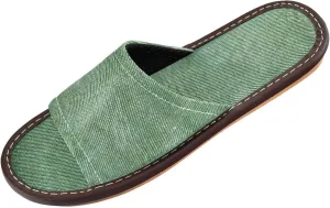 Dark Royal Blue Slate Slab Mens Slippers Indoor Outdoor Ultralight Non-Slip Slides Sandals for