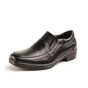 Deer Stags Boy's Wise Twin Gore Slip-on Loafers-Shoes, Black, 1 Little Kid