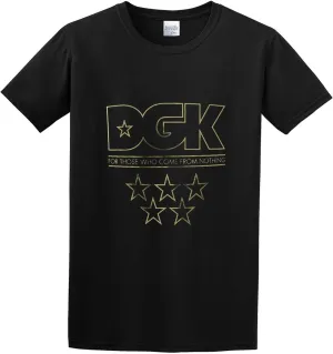 DGK Shine Black Unisex T-Shirt Men's Tee Top