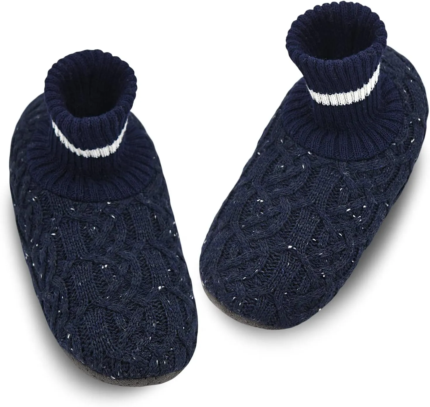 DICUIRD Men's Slippers Socks Autumn Winter Indoor Non-Skid House Slippers