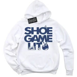 Diffused Blue 11s Sneaker Hoodie Shoe Game Lit Graphic